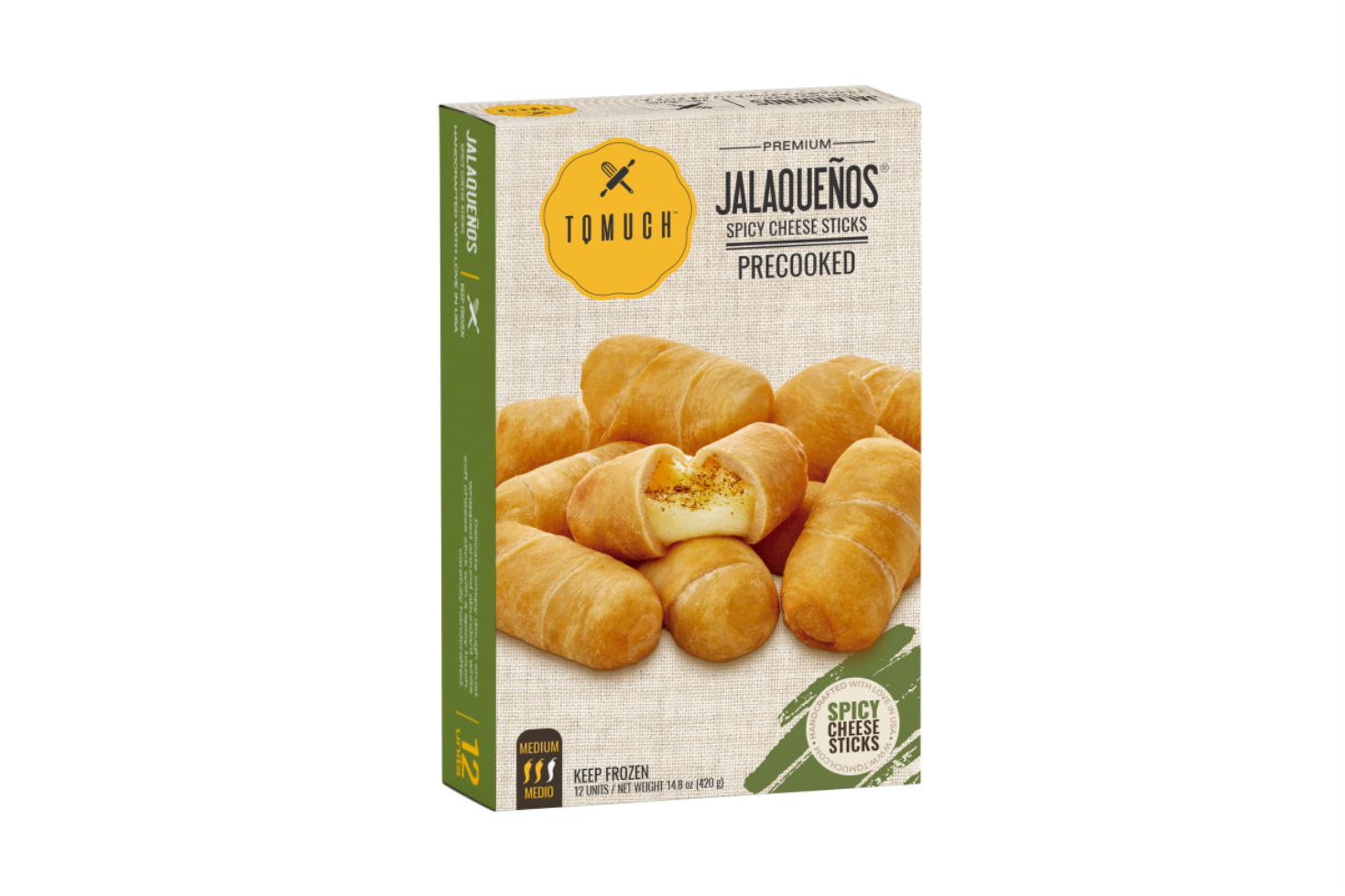 Jalaqueños Spicy Cheese Sticks Precooked